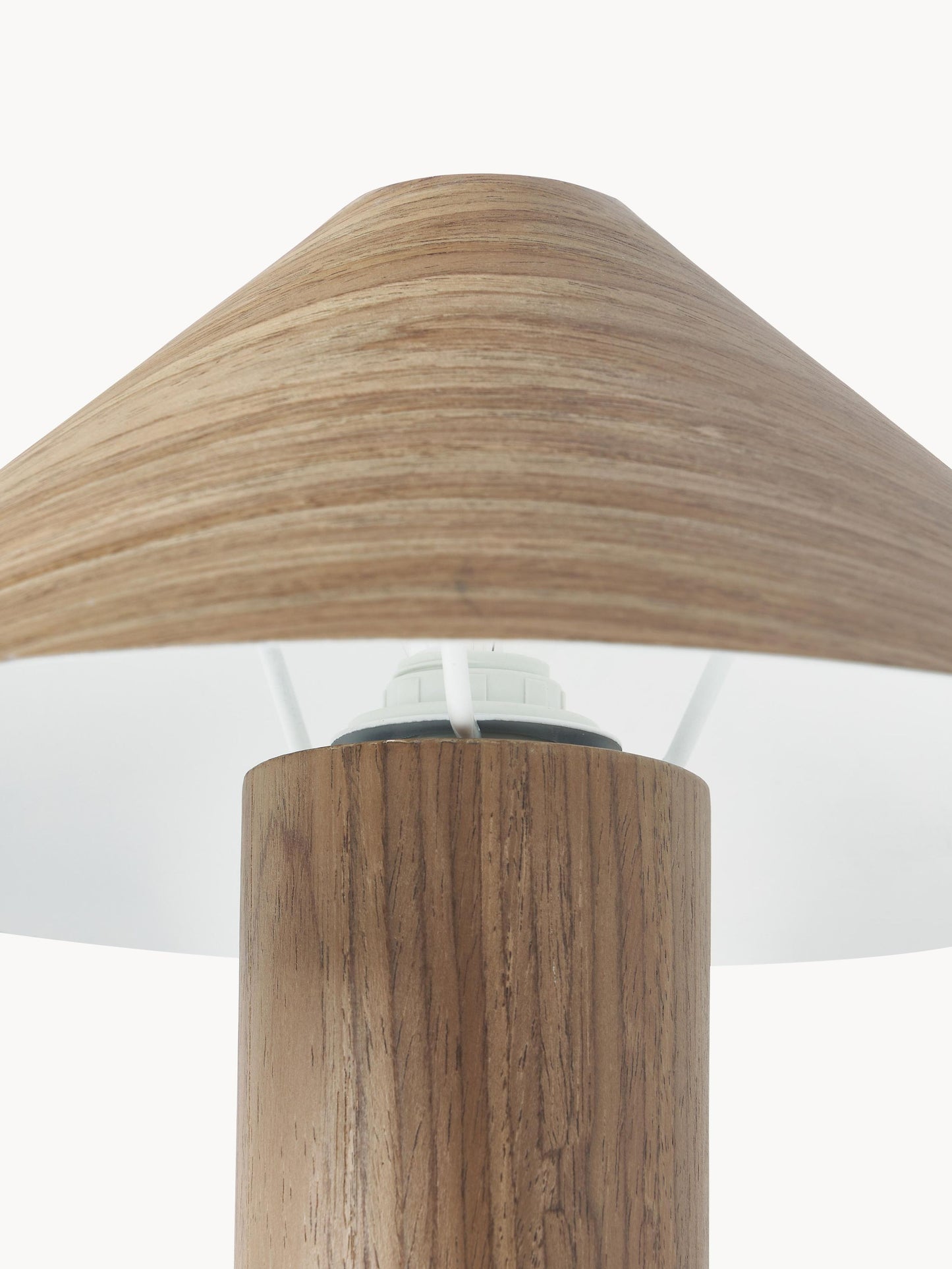 Lampa stołowa z drewna Ernesto