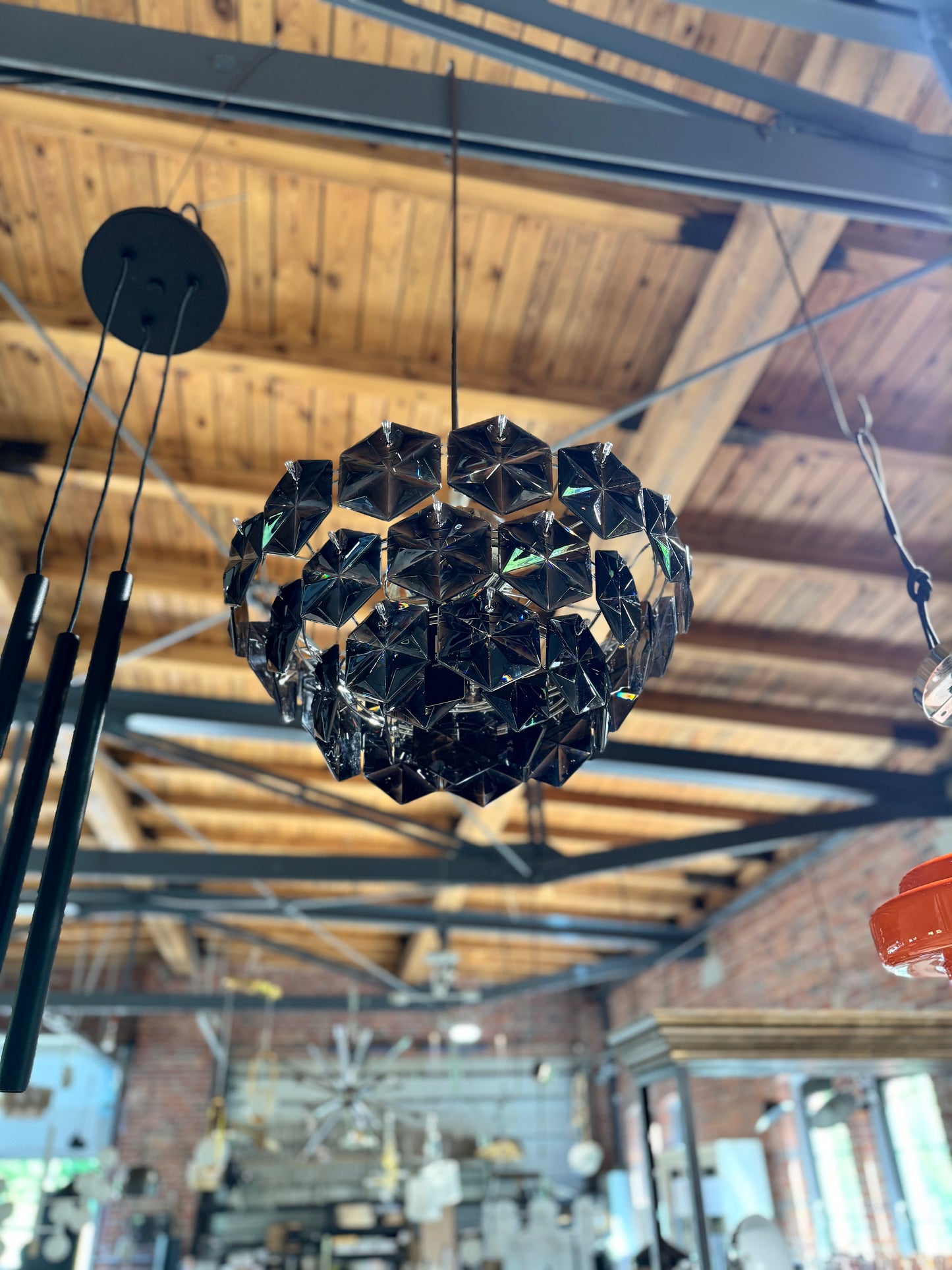 Lampa sufitowa ze szkła Monarque