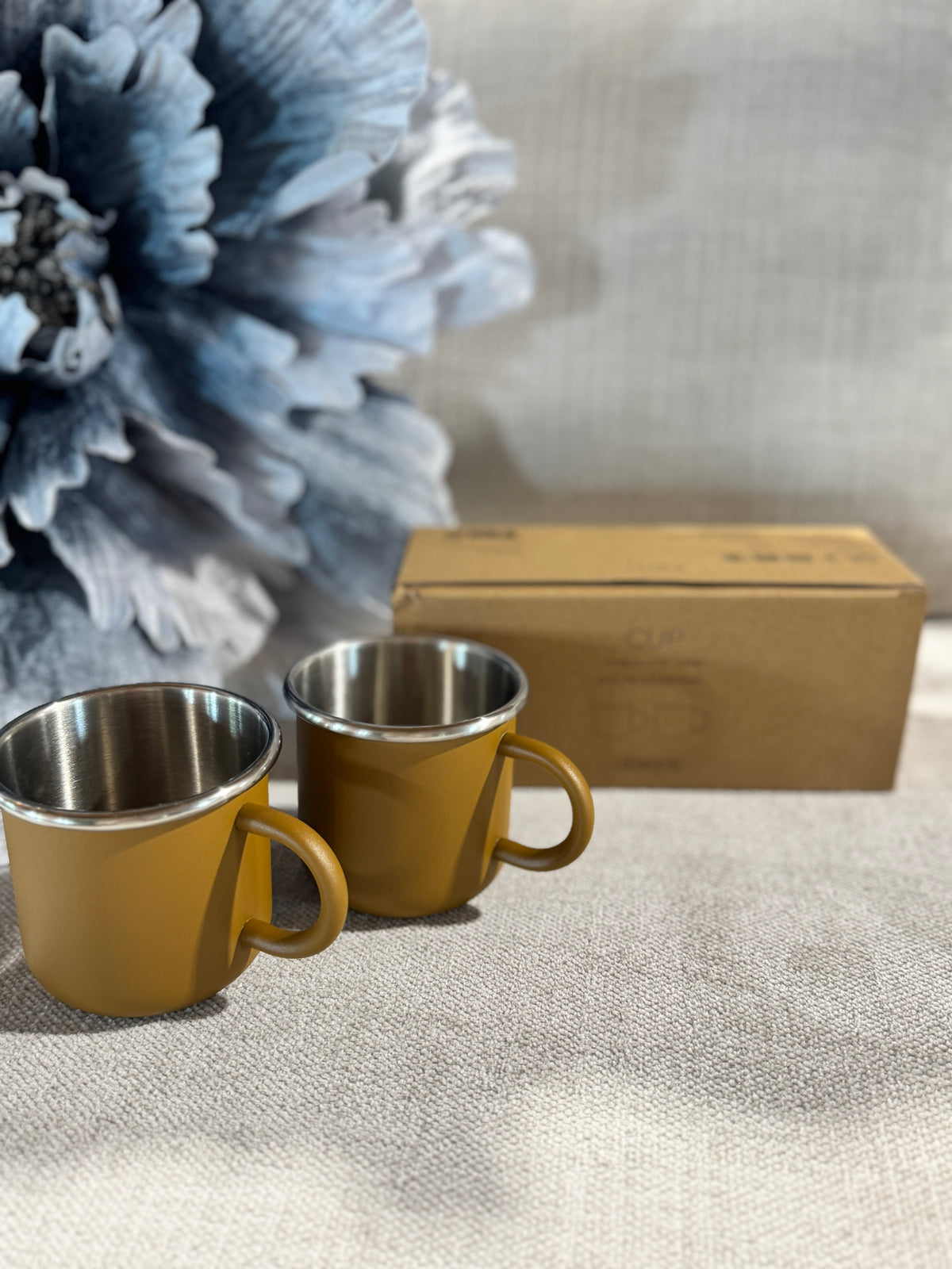 Zestaw 2szt kubeczków golden carmel Liewood