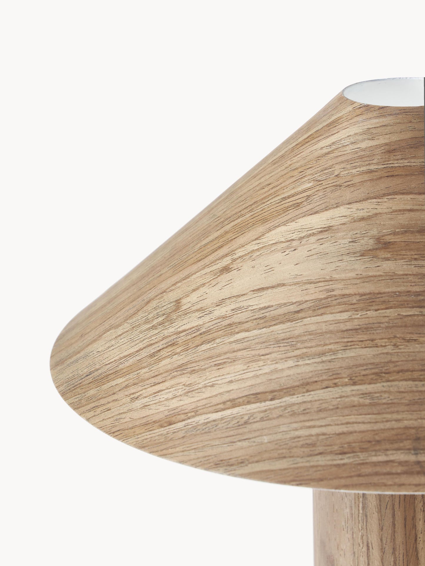 Lampa stołowa z drewna Ernesto