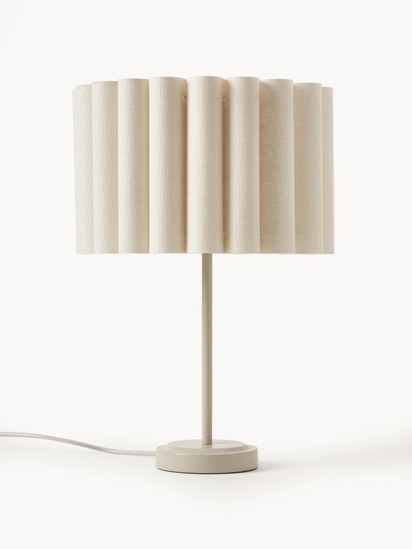 Lampa stołowa z lnu Lucina