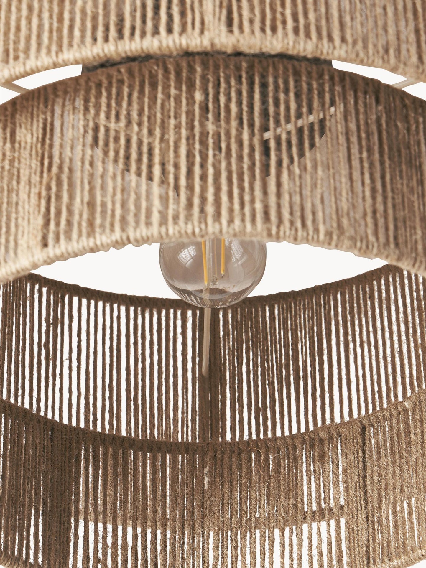 Lampa sufitowa z juty Cecillia