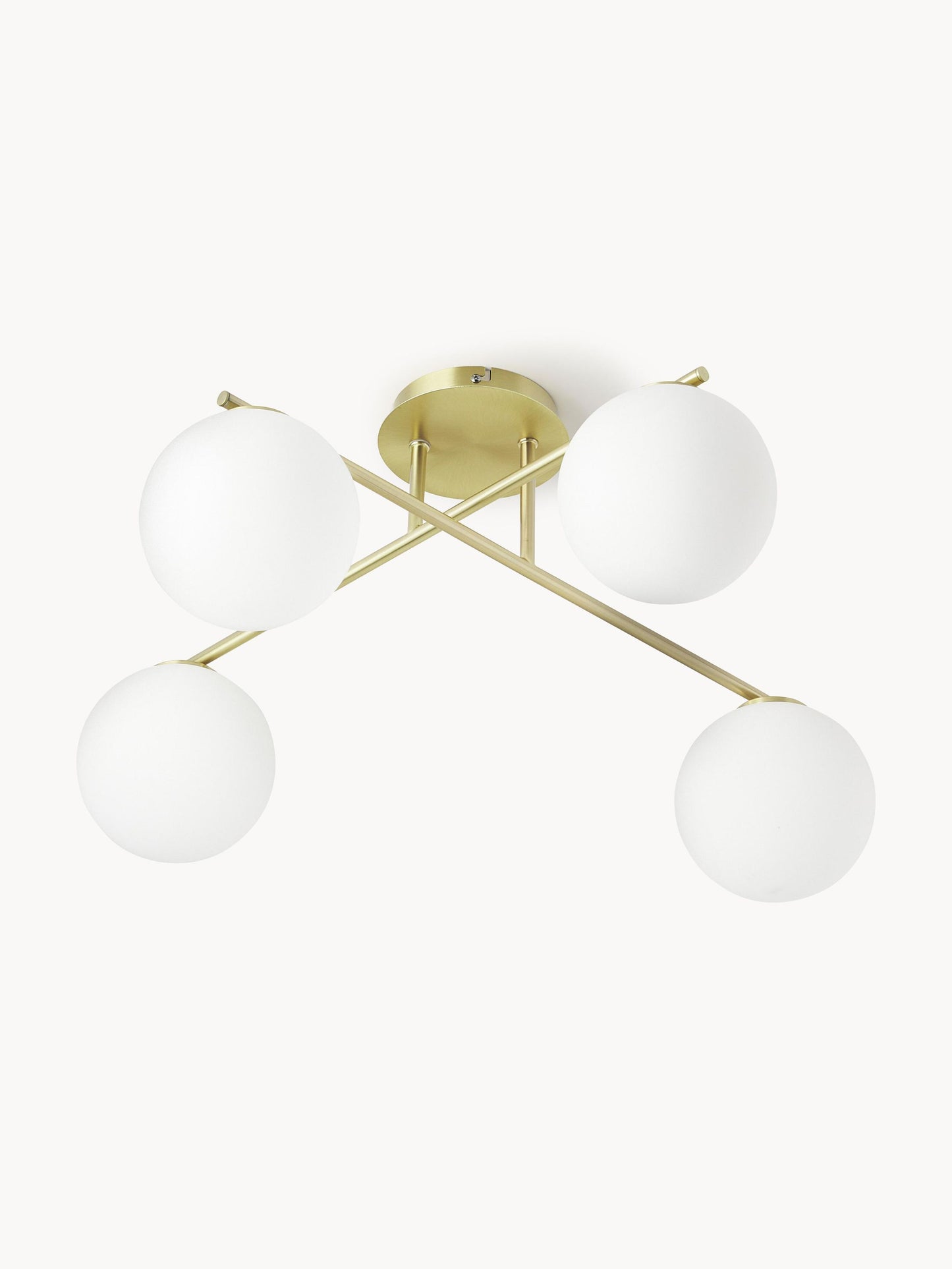 Lampa sufitowa ze szkła opalowego Atlanta