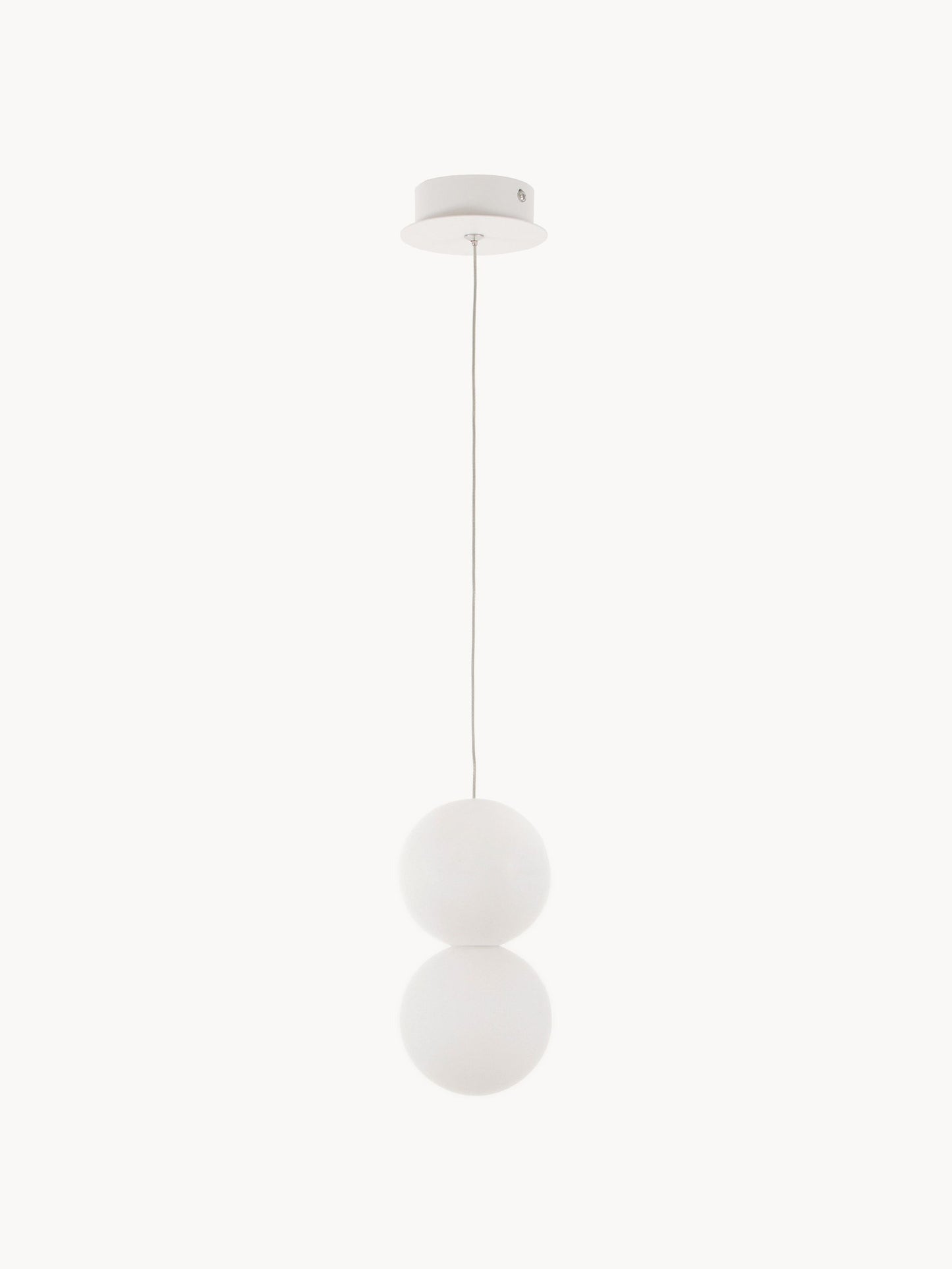 Lampa wisząca ze szkła i betonu Zero