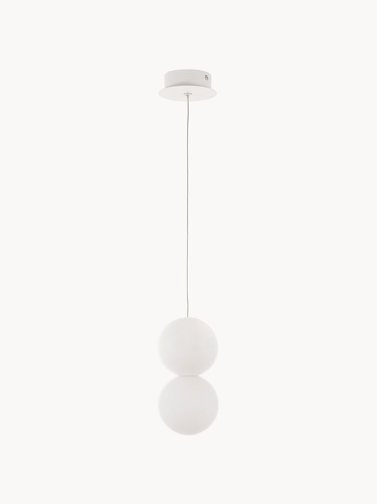 Lampa wisząca ze szkła i betonu Zero