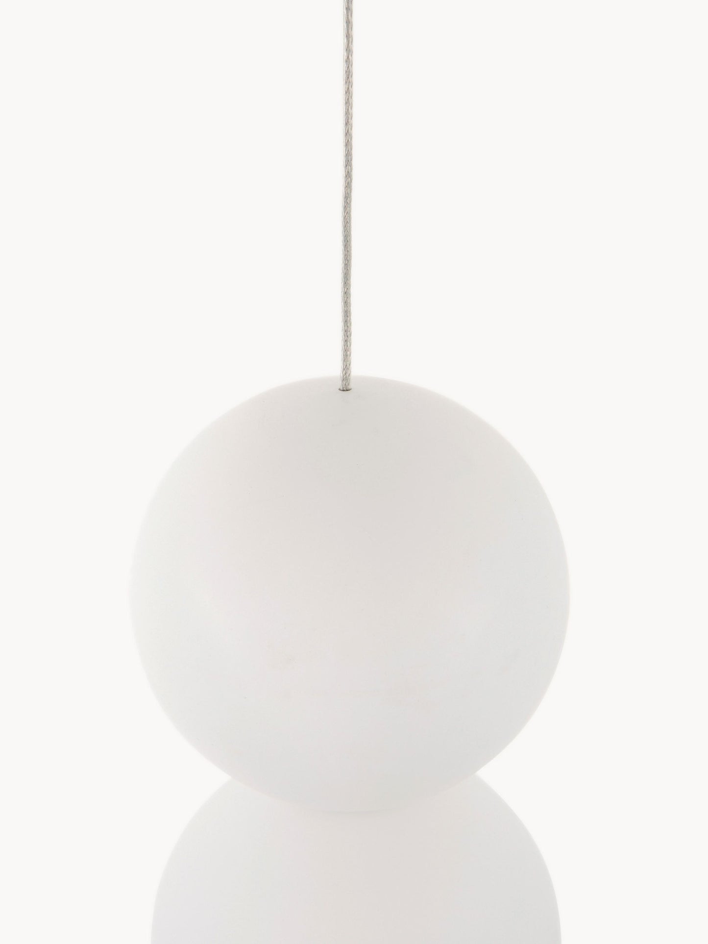 Lampa wisząca ze szkła i betonu Zero