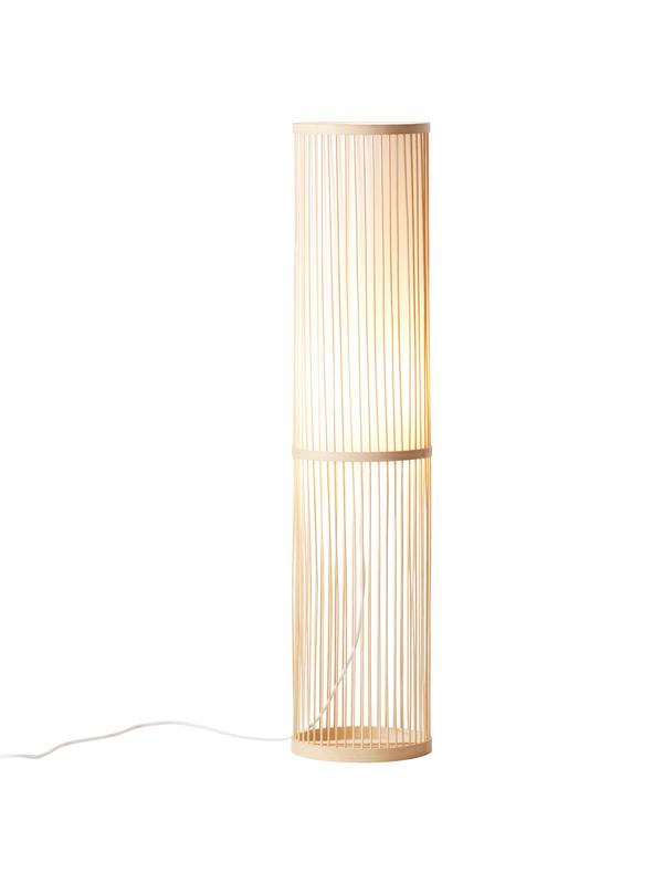 Lampa podłogowa z drewna bambusowego Nori