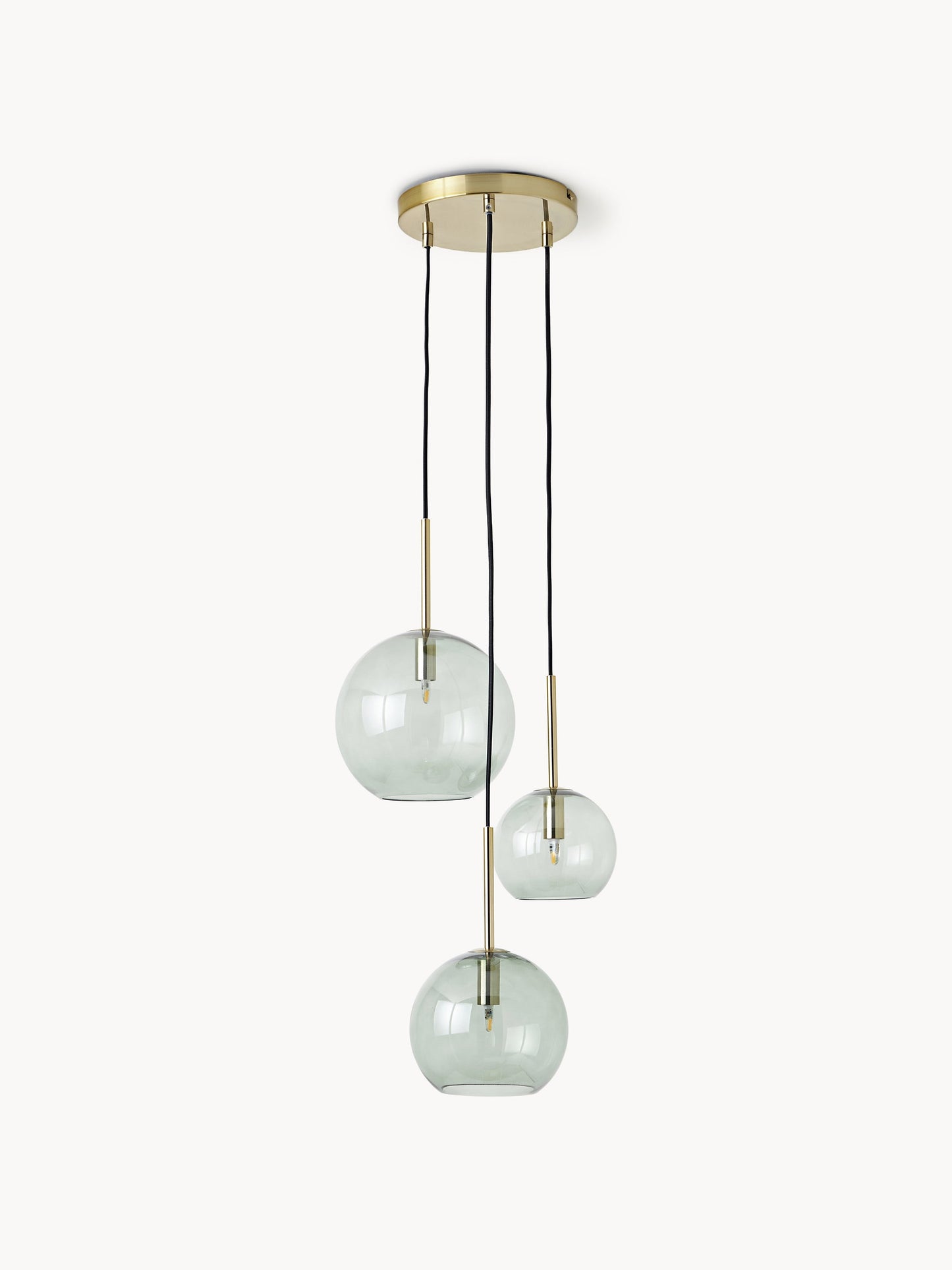Lampa wisząca ze szkła Raquel
