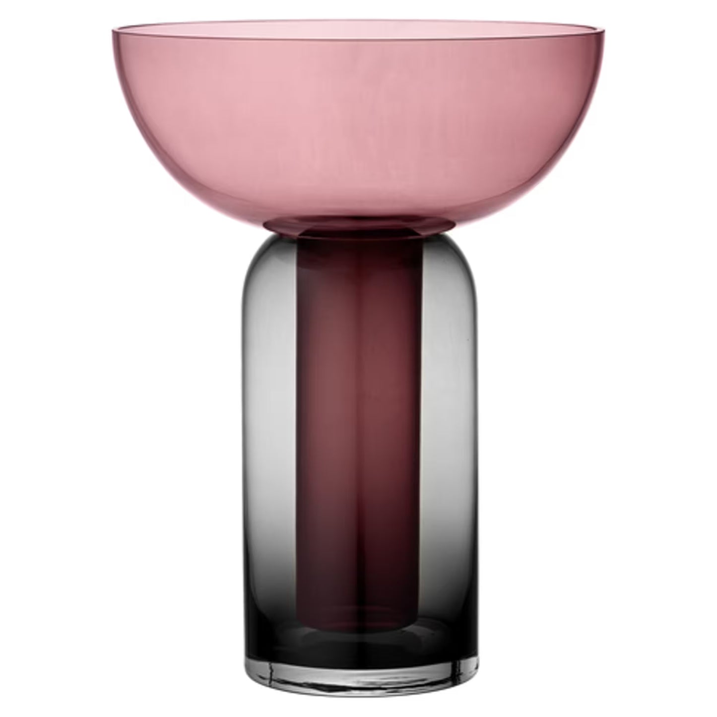 Wazon ze szkła dmuchanego Torus, W 33 cm
