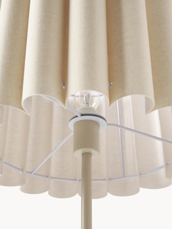 Lampa stołowa z lnu Lucina