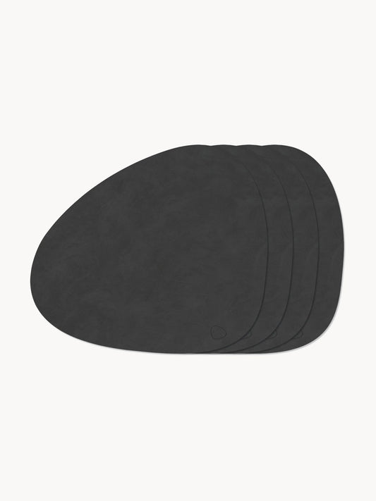 Podkładka ze skóry Curve, 4 szt.