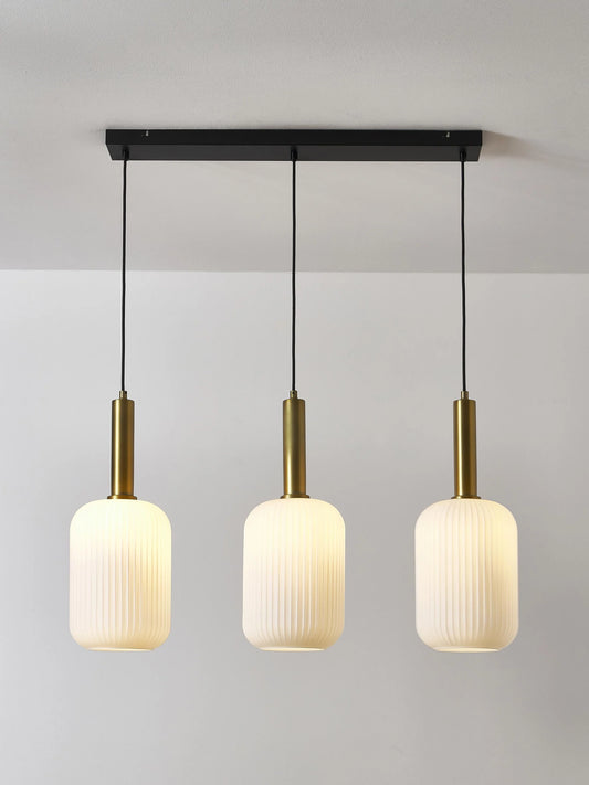 Lampa wisząca ze szkła opalowego Candela