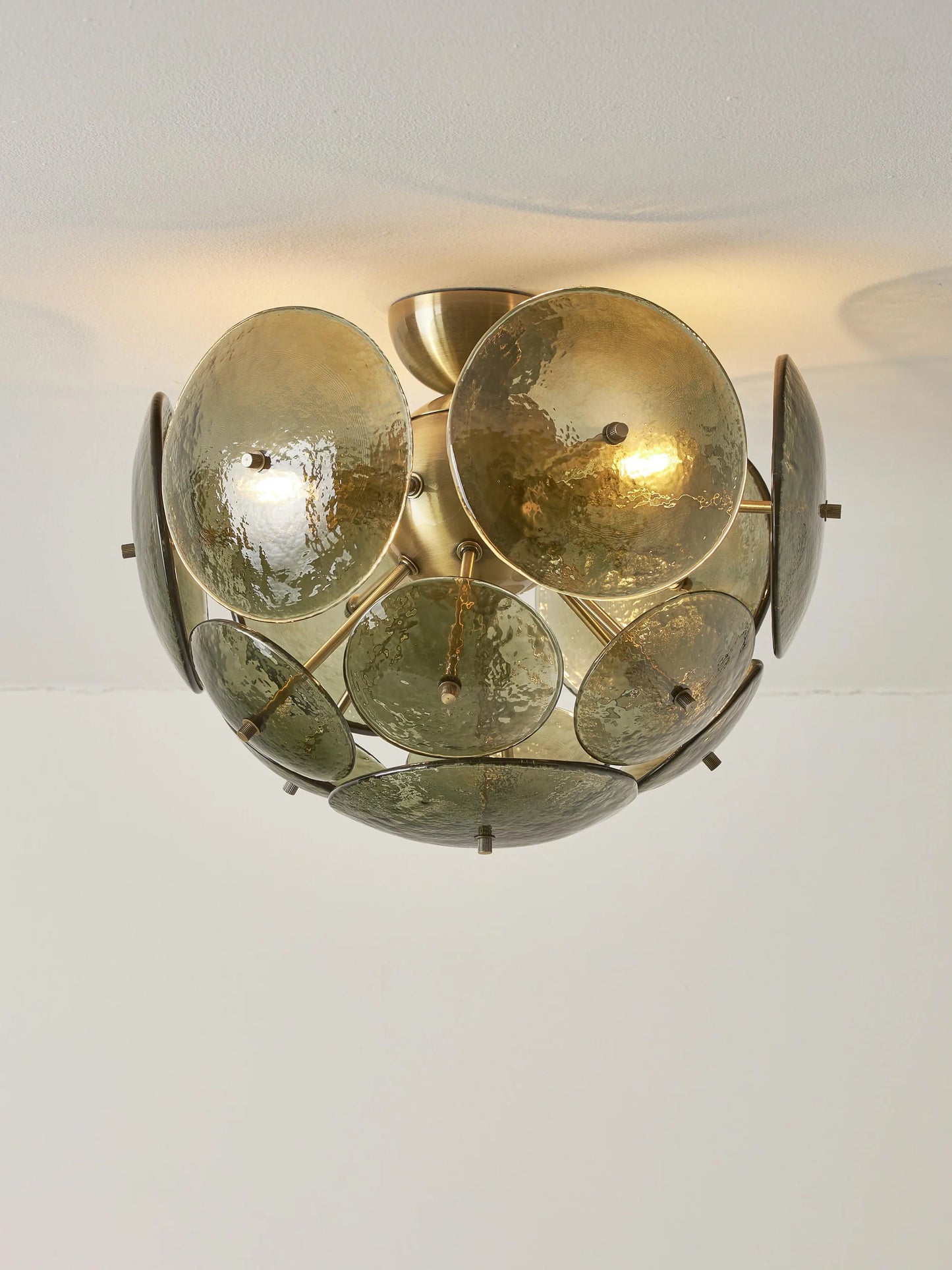 Lampa sufitowa ze szkła Mireille