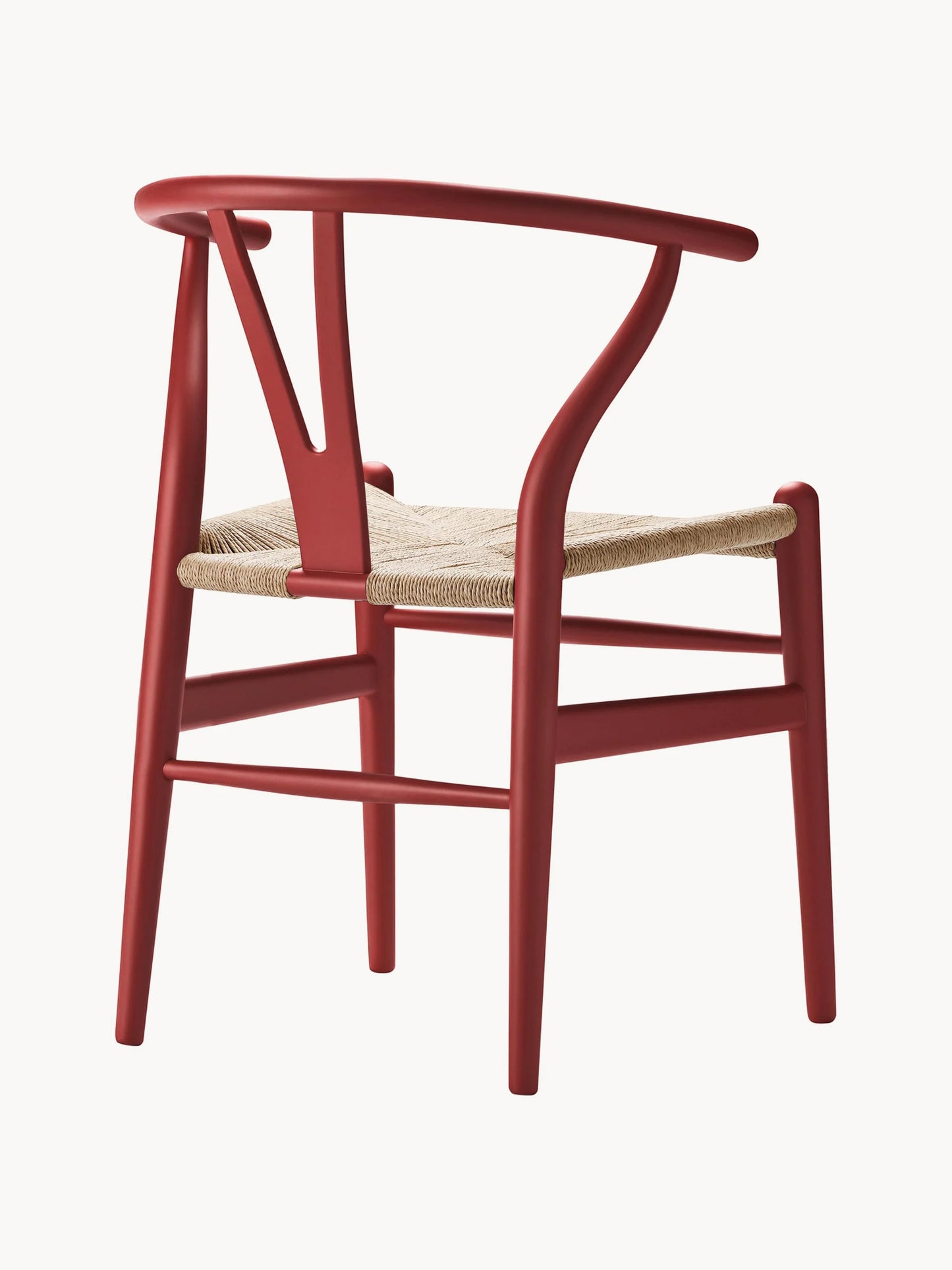 Krzesło z drewna z plecionym siedziskiem CH24 Wishbone Chair