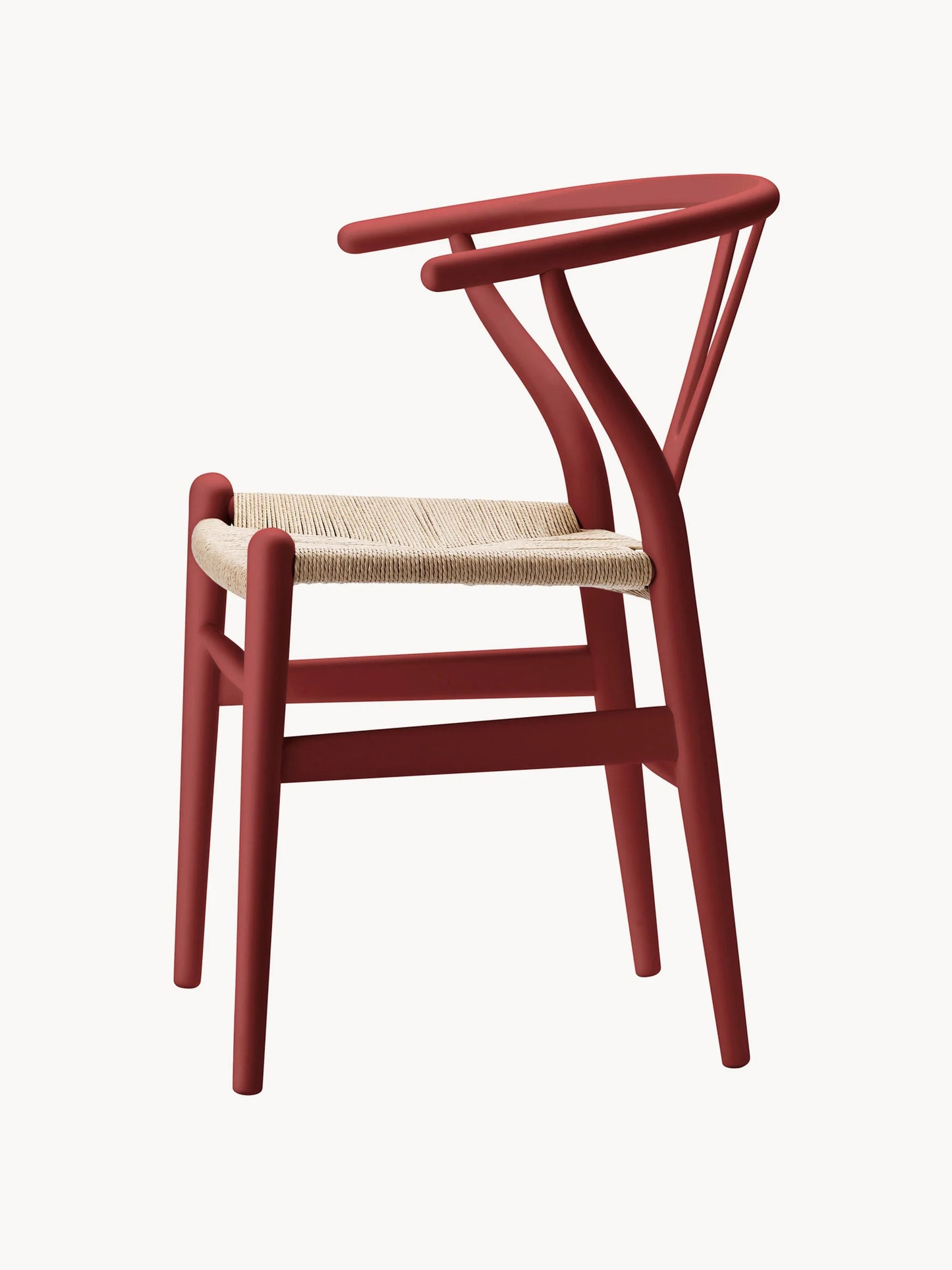 Krzesło z drewna z plecionym siedziskiem CH24 Wishbone Chair