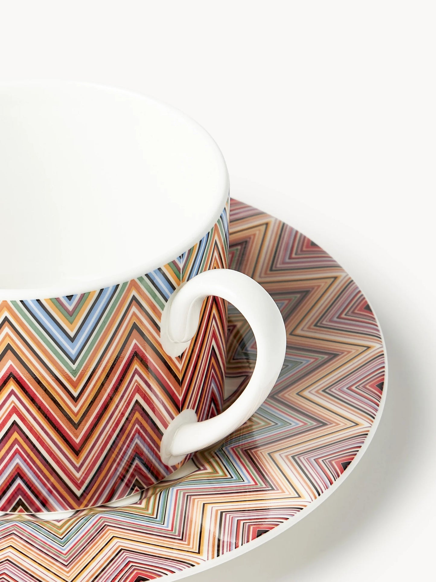 Filiżanka ze spodkiem z porcelany chińskiej Jarris, 6 szt.