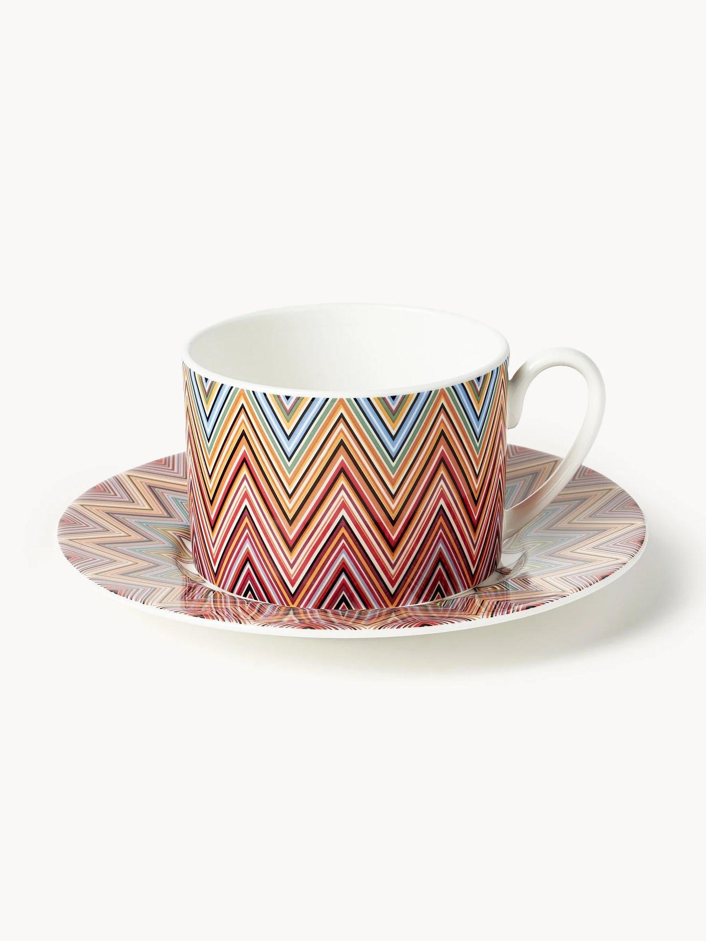 Filiżanka ze spodkiem z porcelany chińskiej Jarris, 6 szt.