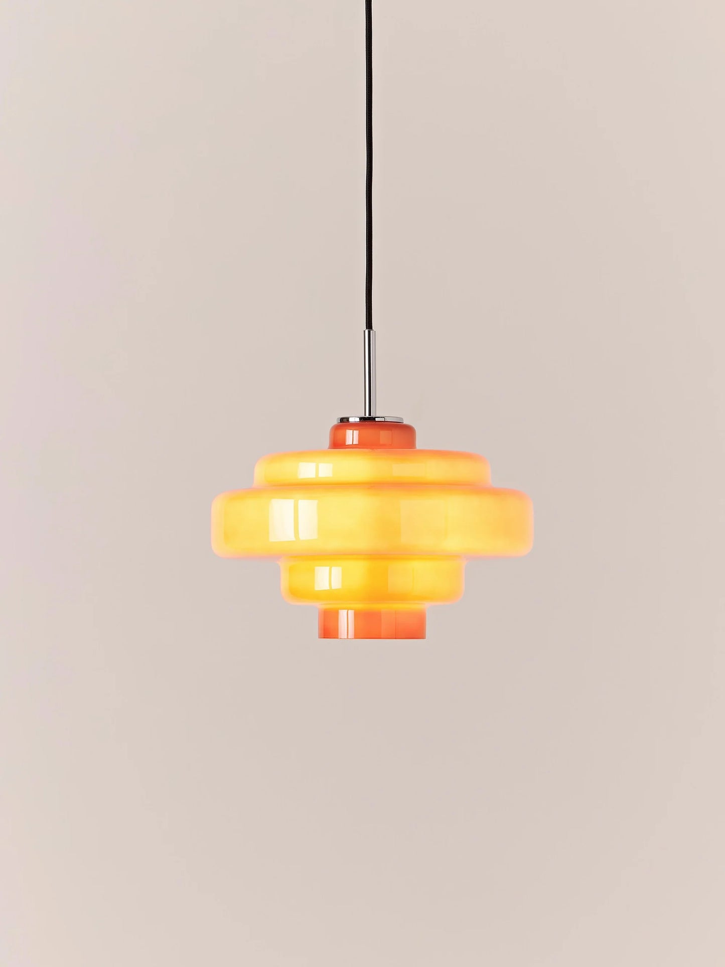 Lampa wisząca ze szkła Millie