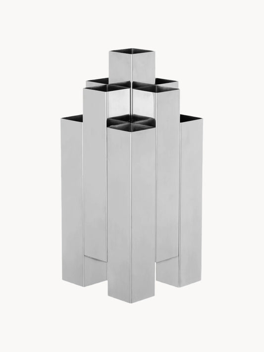 Wazon ze stali Tessera, W 28 cm