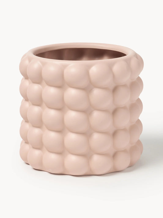 Osłonka na doniczkę z kamionki Bob, W 18 cm