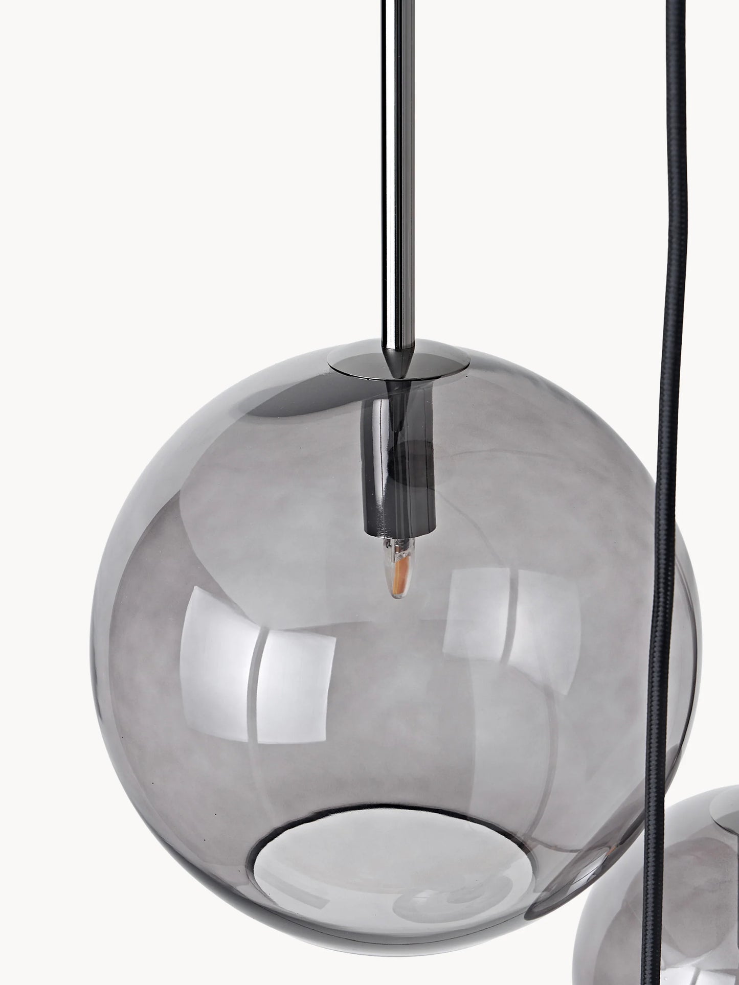 Lampa wisząca ze szkła Raquel