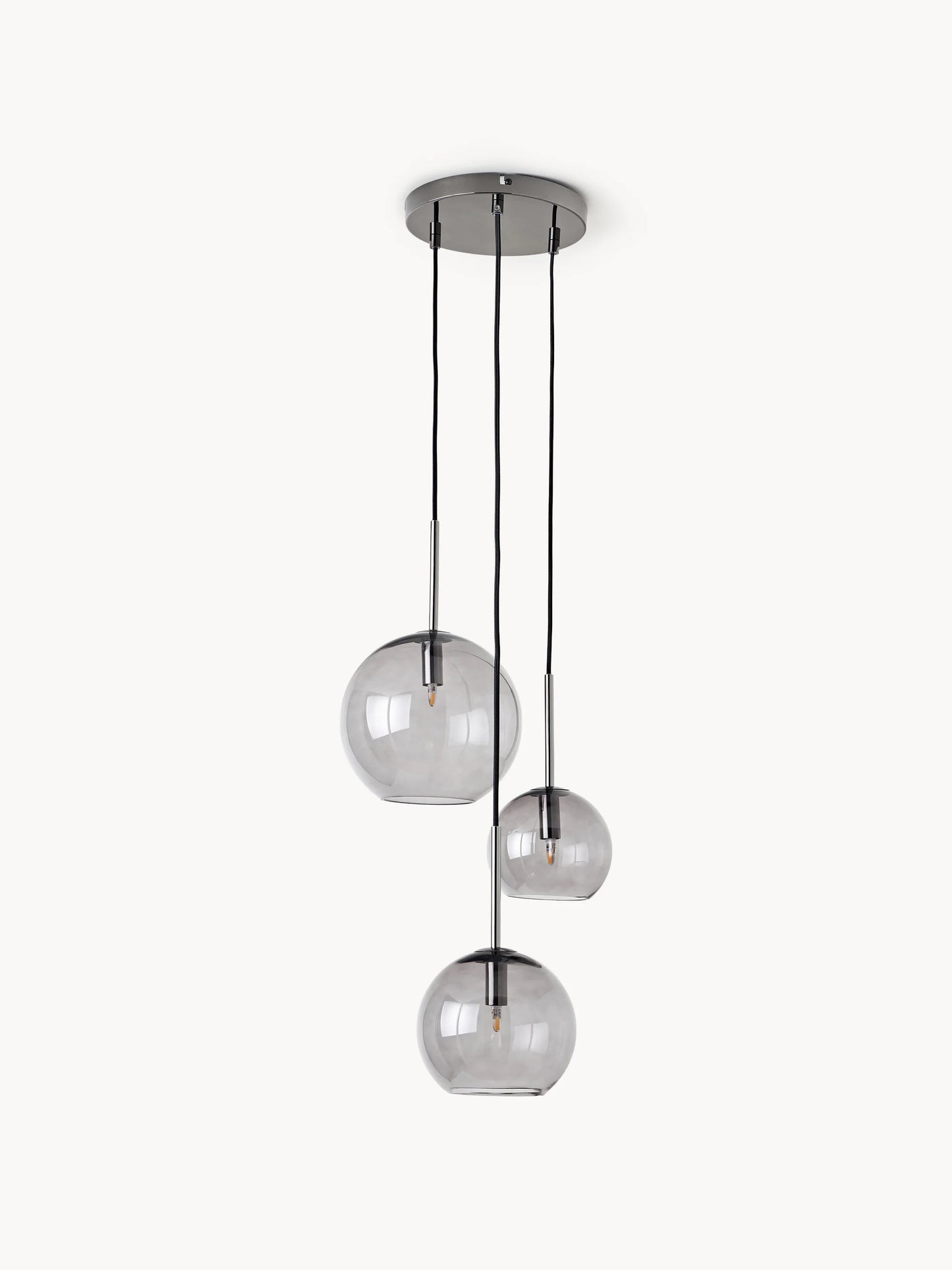 Lampa wisząca ze szkła Raquel