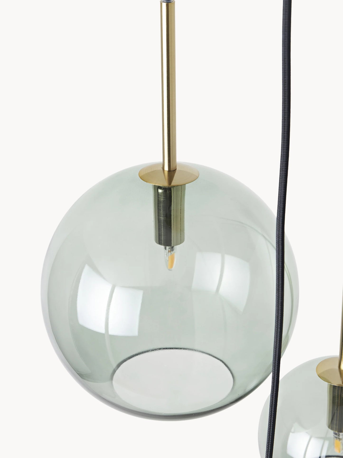 Lampa wisząca ze szkła Raquel