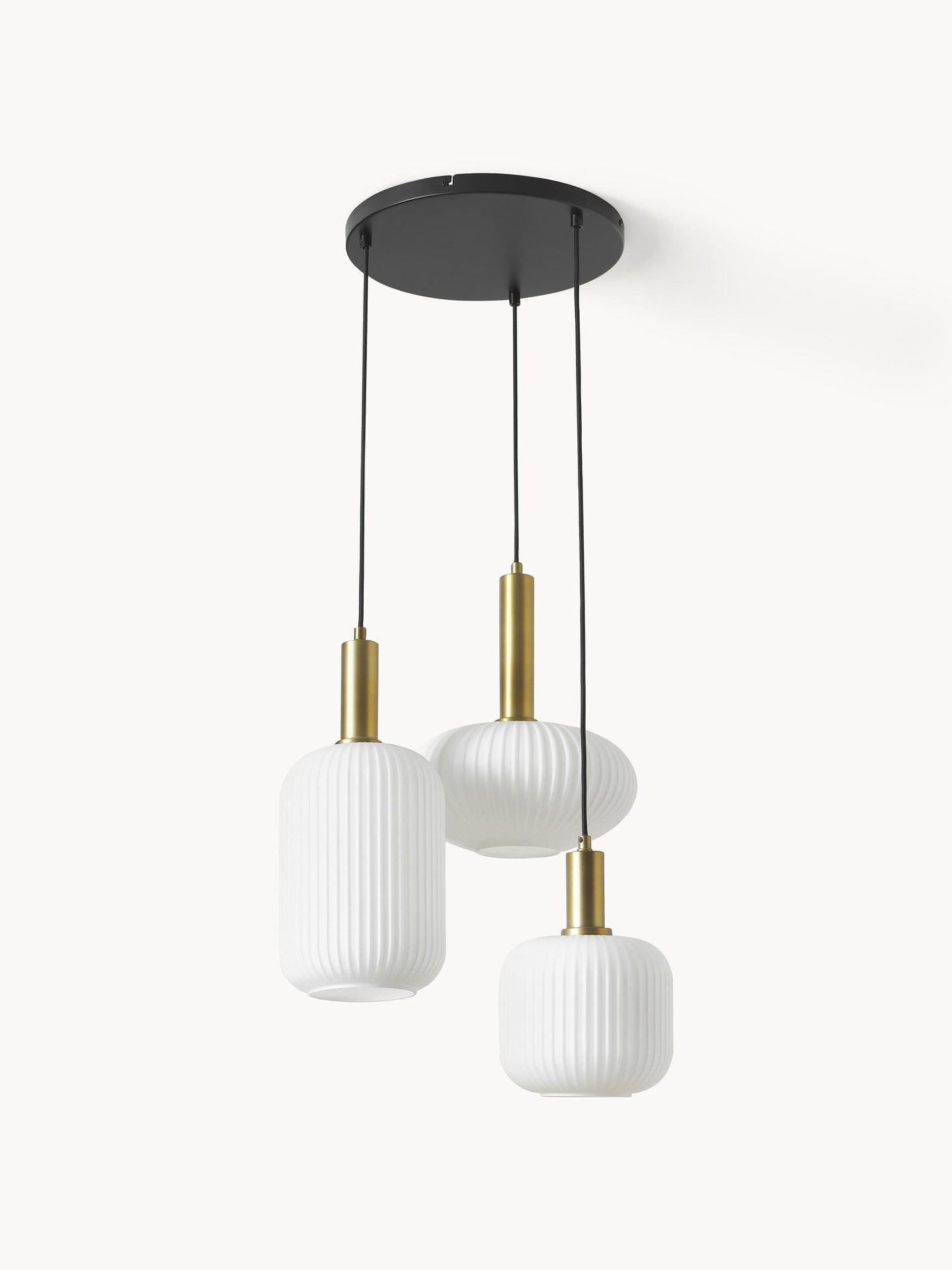 Lampa wisząca ze szkła opalowego Candela