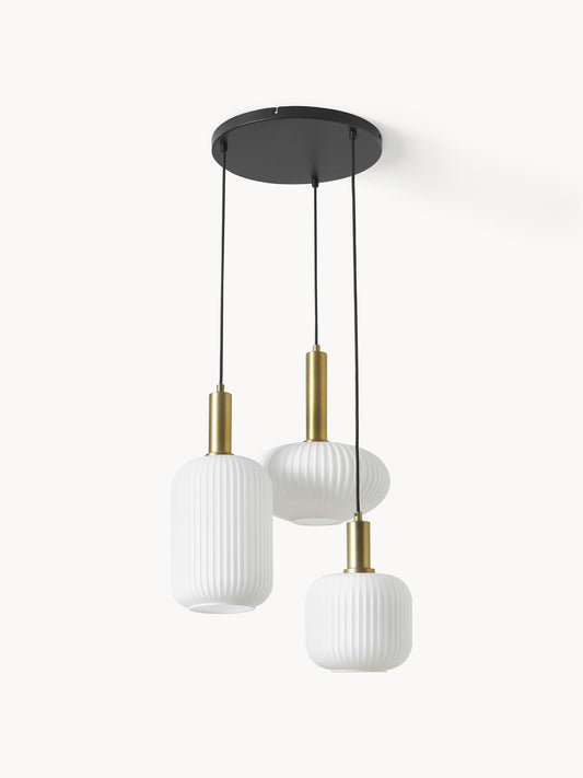 Lampa wisząca ze szkła opalowego Candela