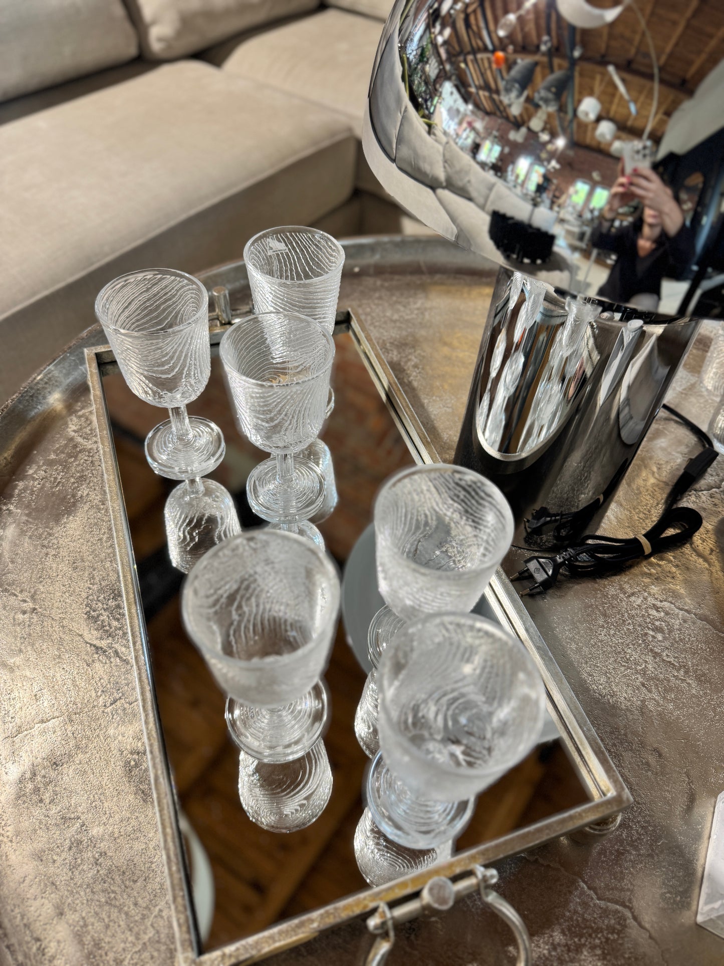 Kieliszki Ambre transparentne