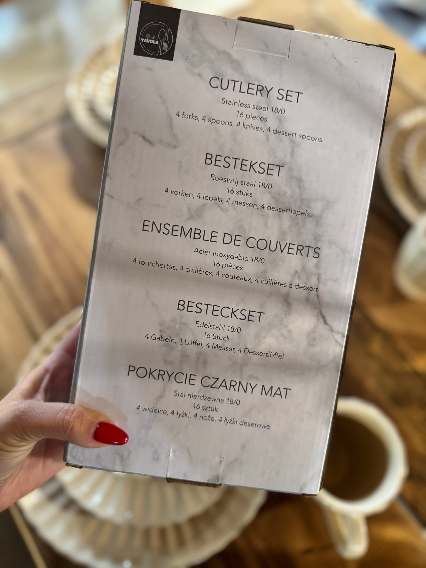 Komplet sztućców 16 elementów