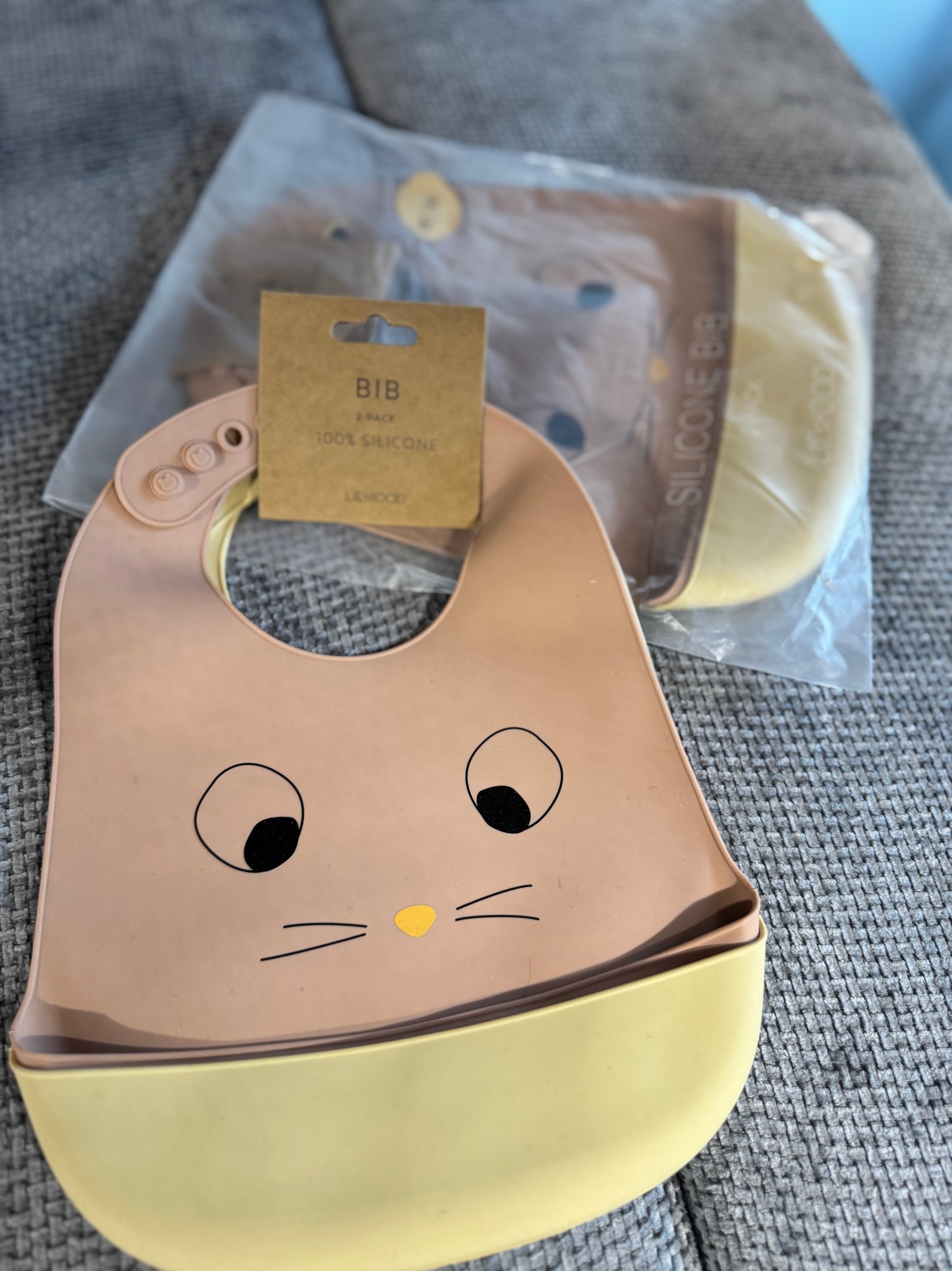 Śliniak Liewood 2pack kotek