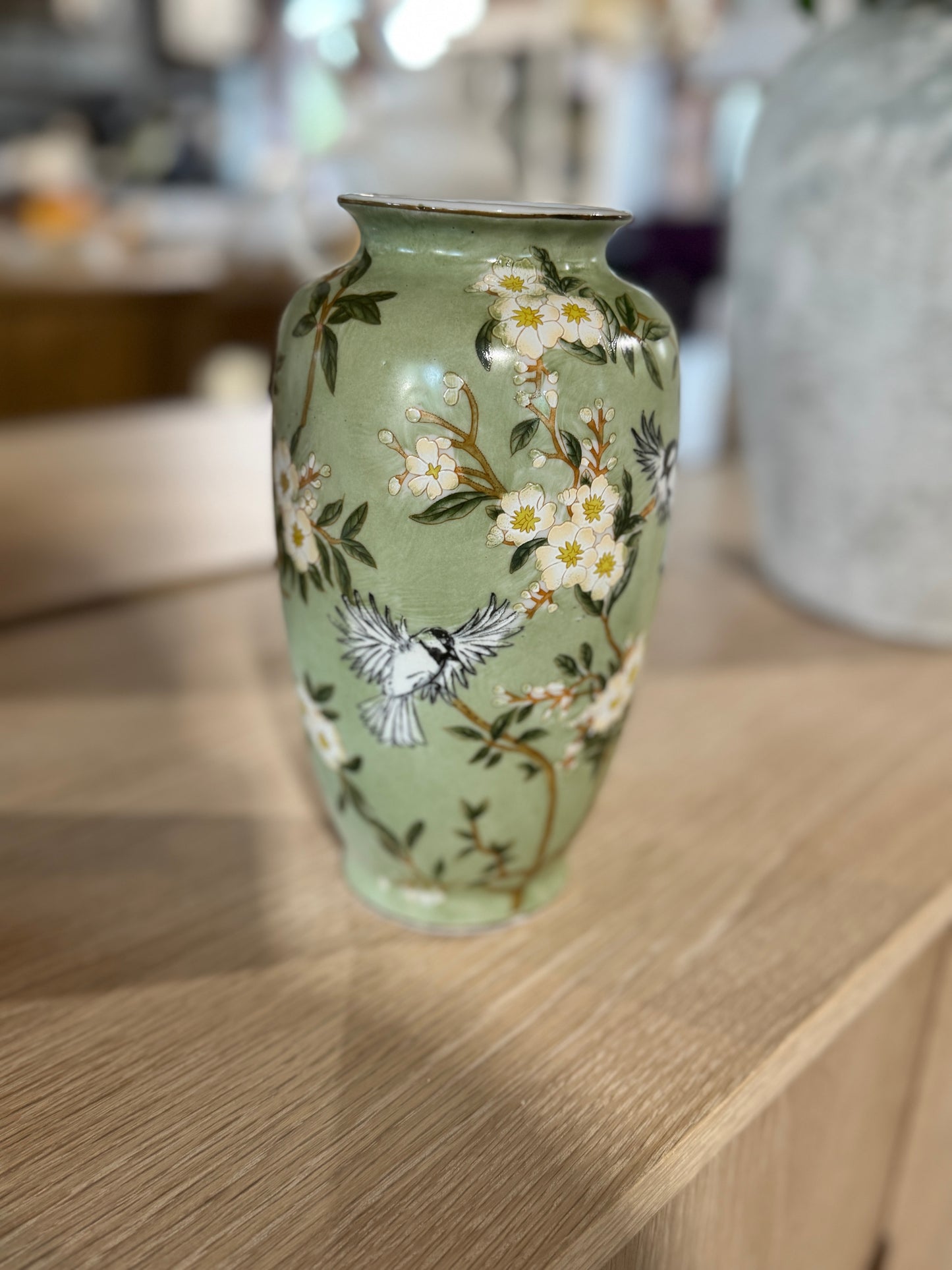 Wazon ceramiczny ptaszki