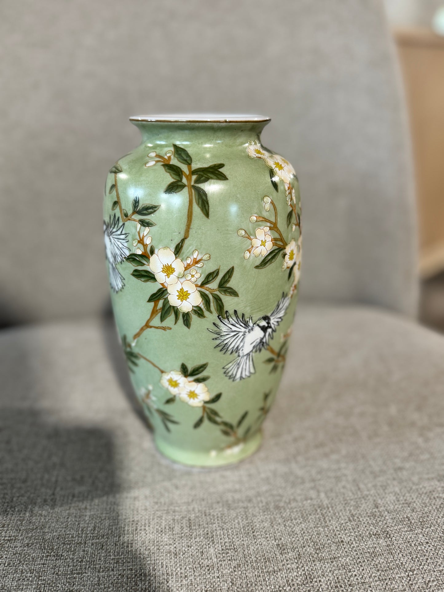 Wazon ceramiczny ptaszki