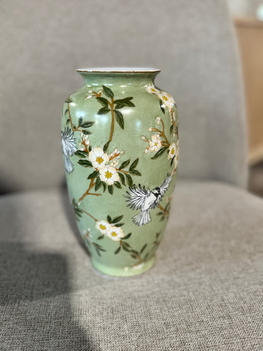 Wazon ceramiczny ptaszki