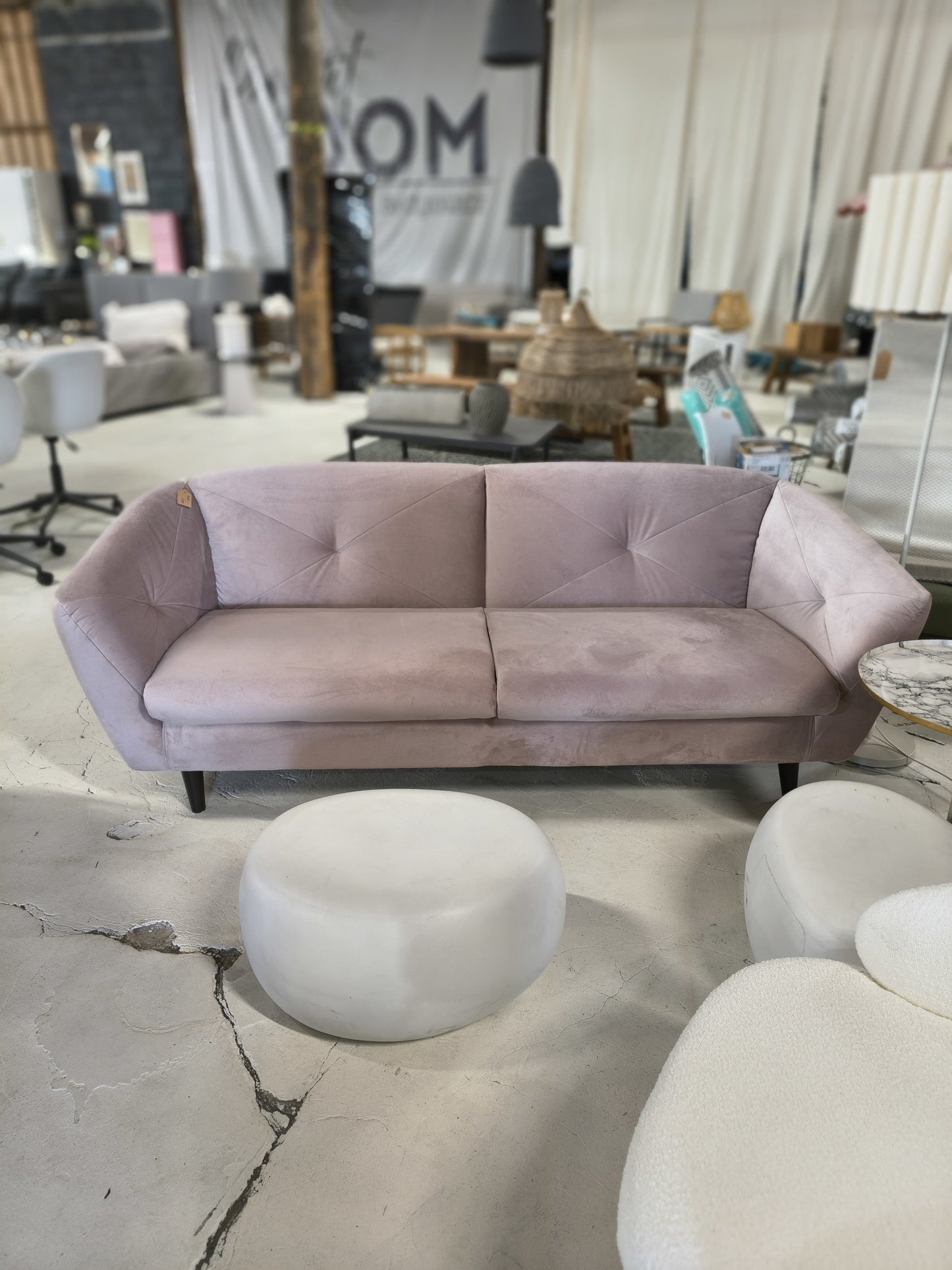 Sofa Gloria różowa