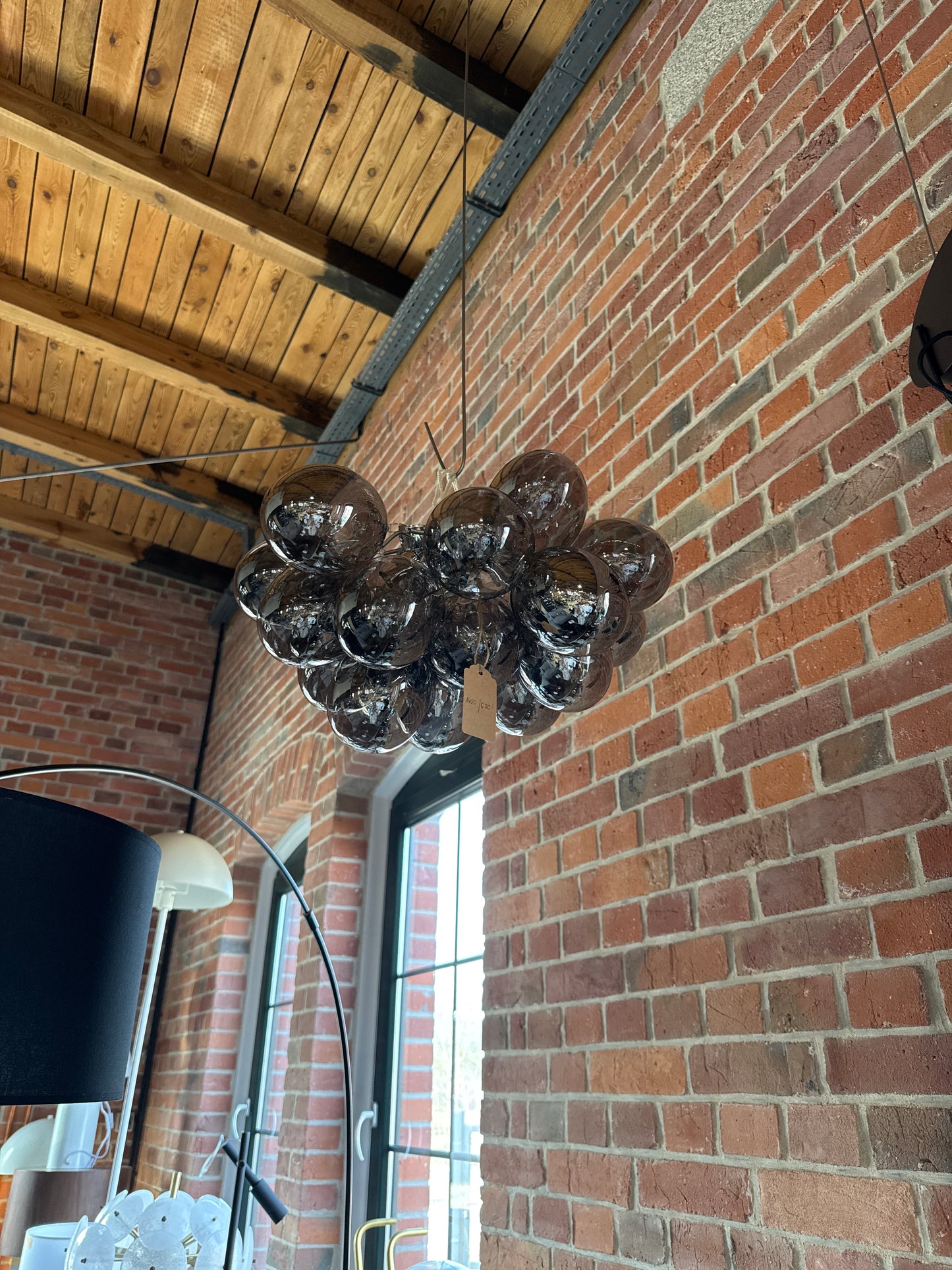 Lampa sufitowa LED ze szkła dmuchanego Gross