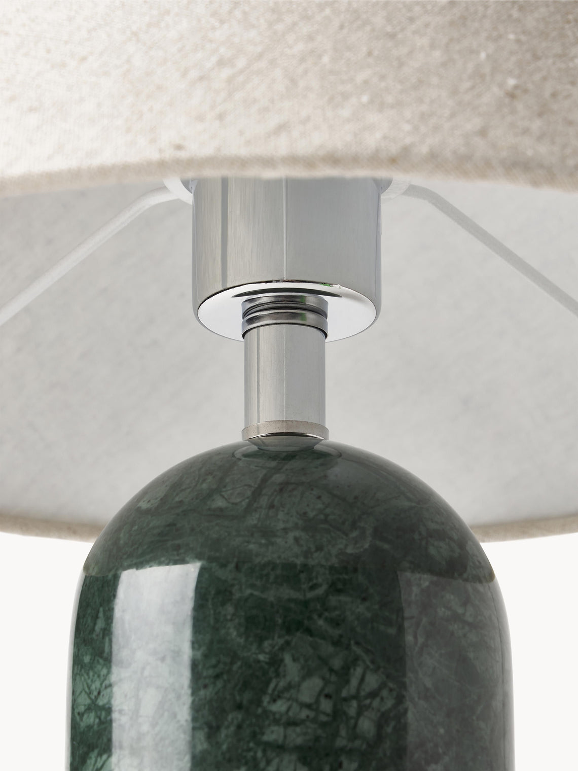 Lampa stołowa z marmurową podstawą Gia